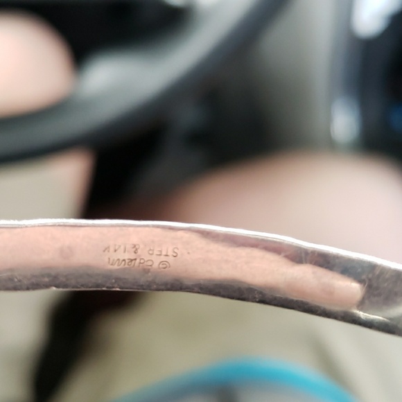 Ed Levin two-toned bracelet 14k gold & silver - Picture 2 of 3